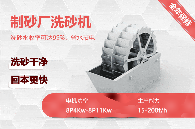 洗沙廠(chǎng)用洗砂機(jī)回本快、更省水
