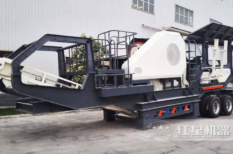 輪胎式車載鄂破機(jī)，時產(chǎn)50噸現(xiàn)貨
